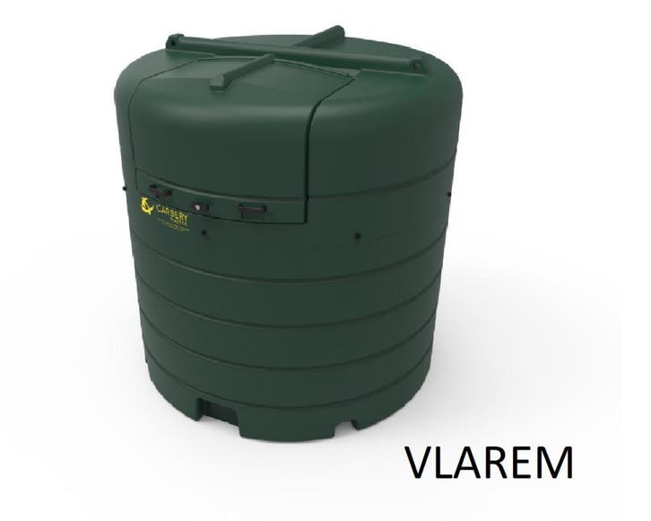 Dieseltank Carbery Vlarem premium 2.500 ltr verticaal, Bricolage & Construction, Bricolage & Rénovation Autre, Envoi
