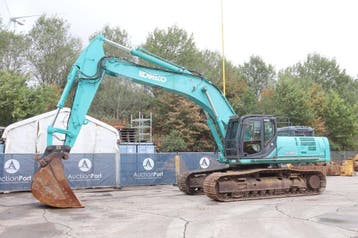 Veiling: Rupsgraafmachine Kobelco SK500LC-9 Diesel 2014, Ophalen