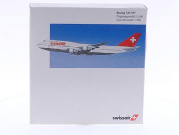 Schaal 1:500 Herpa 503907 Swissair Boeing 747-357 Reg.Nr...., Ophalen of Verzenden
