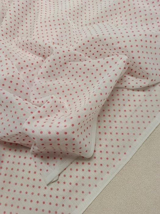 Fantastica tenda vintage a pois rossi - made in Italy -, Antiek en Kunst, Antiek | Tapijten, Tafelkleden en Textiel
