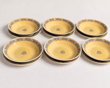 Churchill England - Jeff Banks - Service de table pour 6 -