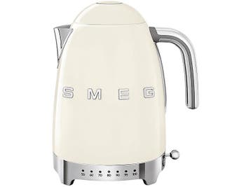 SMEG -  Variable Waterkoker 50s Style  - Crèmewit, 1 tot 2 liter, Verzenden, Nieuw