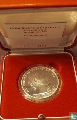 Monaco 10 euro 2012 (PROOF) 400th anniversary of the pr..., Postzegels en Munten, Munten | Europa | Euromunten, Verzenden, Goud