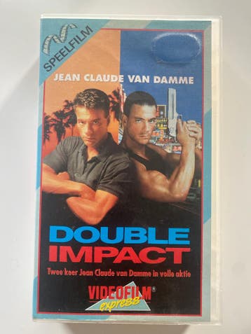 DOUBLE IMPACT (VHS), Cd's en Dvd's, Gebruikt
