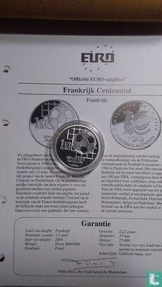 Frankrijk 1½ euro 2004 (PROOF) FIFA centennial, Postzegels en Munten, Verzenden, Goud, Overige waardes, Frankrijk