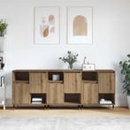 vidaXL Dressoirs 3 pcs Artisan Eiken, Huis en Inrichting, Kasten | Dressoirs, Verzenden, Nieuw