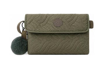 Kipling Handtas Groen, Verzenden, Zo goed als nieuw, Groen