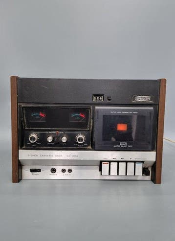 SUPERSCOPE - CD-301A – Stereo Cassette Deck – Vintage, Nieuw