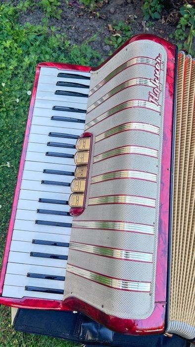 Hohner - Concerto IV - - Accordeon - Duitsland - 1970, Musique & Instruments, Instruments à vent | Flûtes à bec