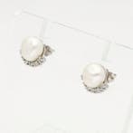 Boucles doreilles - 14 carats Or blanc Diamant (Naturelle)