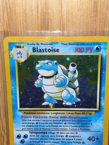 Pokemon Card -Blastoise Holo -Wizards of the Coast - Pokémon, Nieuw