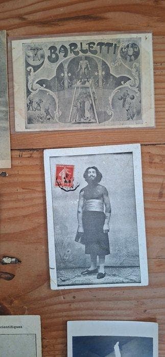 unknown - 9 circus performance postcards 1900s - Jaren 1900