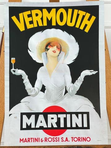 Marcello Dudovich - Vermouth Martini - Reprint