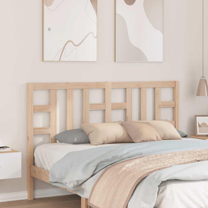 Massief Grenen Hoofdbord 166cm - Tweede kansje, OP = OP!, Huis en Inrichting, Slaapkamer | Bedden, 160 cm, Zo goed als nieuw, Hout