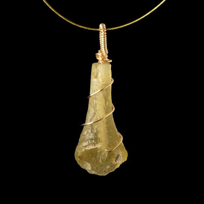 Oud-Romeins Pendant, met een met draad omwikkelde Romeinse, Antiquités & Art, Antiquités | Autres Antiquités