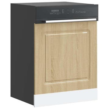 vidaXL Vaatwaspaneel Kalmar 60x1,5x57 cm bewerkt hout sonoma, Verzenden, Nieuw