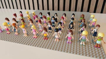 Lego Onderdelen - 40x LEGO Friends Minifigures, Nieuw