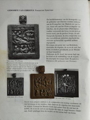 Icoon - Geboorte van Christus - Brons