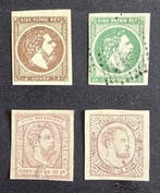 Spanje 1874/1875 - Correo Carlista, drie complete series. Er