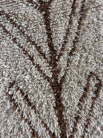 Vintage Moroccan Berber Rug – Handmade Wool Tribal Carpet –