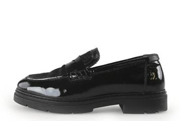 Manfield Loafers in maat 39 Zwart, Kleding | Dames, Verzenden, Zwart, Overige typen, Zo goed als nieuw