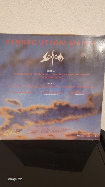 Sodom - Persecution Mania - Album LP (article autonome) -