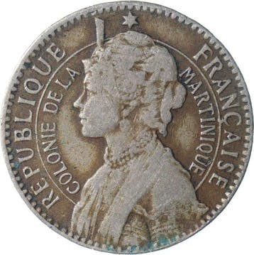 France / Martinique. Bon pour 1 Franc 1922 (Sans prix de