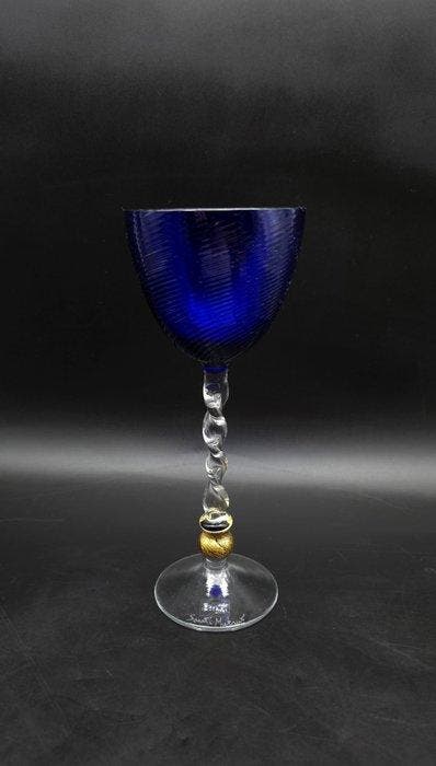 Santi Murano - Wijnglas - Kristal - Kelk voor verzamelaars, Antiquités & Art, Antiquités | Verre & Cristal