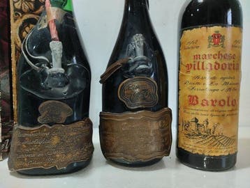 1958, 1962, 1980 Villadoria - Barolo Riserva - 3 Flessen, Verzamelen, Nieuw