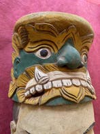 Mask - Bois - Myanmar - Fin du XXe siècle, Antiquités & Art