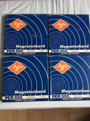 AGFA en BASF - PER 555 & SM 911 Reel-to-reel audio - Diverse, Audio, Tv en Foto, Nieuw