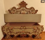 Coffre de rangement de jardin - Bois - Coffre-banquette, Antiquités & Art