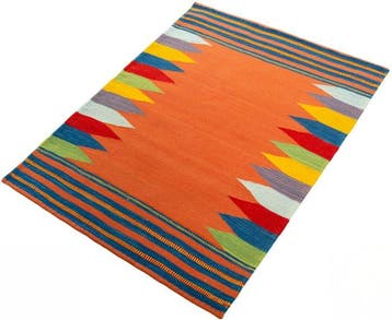 Handgeweven designer-kelim - Kelim - 117 cm - 87 cm, Nieuw