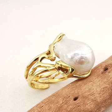 Parel - Argento 925 - Ring - perla edison