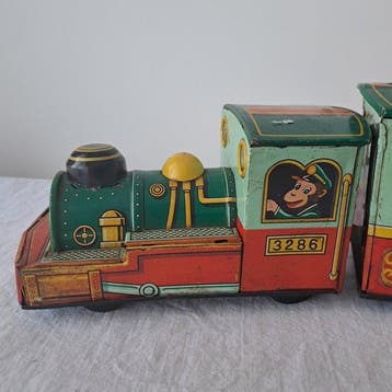 Modern speelgoed - Blikken speelgoed - Dierentrein nr 3286 -, Antiek en Kunst