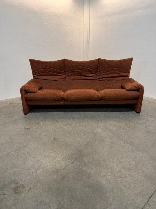 Cassina - Vico Magistretti - Sofa - Maralunga - Fluweel -, Antiquités & Art, Art | Objets design