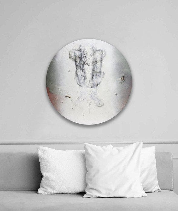Carlos Asensio - Antropomorfo IV, Antiquités & Art, Art | Peinture | Moderne