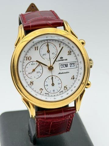 Lorenz - chronograph valjoux 7750 gold plated - Zonder
