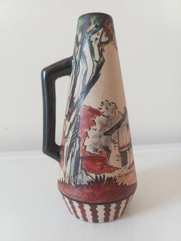 Ciboure - Vase - Grès - Signé R.Berne Ciboure R.F