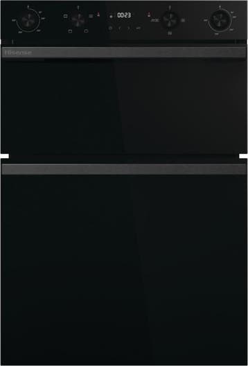 Hisense HI6-BID914221CDBG  Inbouw dubbeloven  Zwart  110L, Ophalen of Verzenden