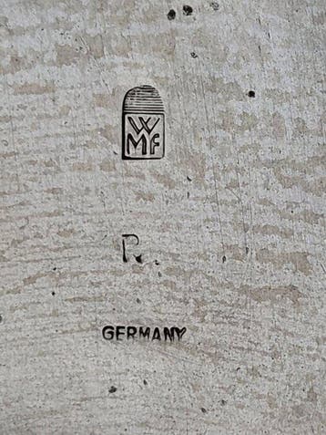 Wijnkoeler - Antiek Art Deco/Barok Zilvergeplateerde
