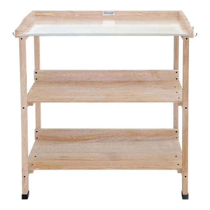 Lendo Online Table de Rempotage 73x37x92 Bois Naturelle, Huis en Inrichting, Tafelonderdelen