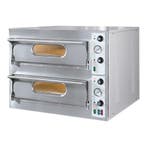 Pizza oven | 4+4 33Øcm | 9,4kW | Met chamotte bodem |, Verzenden, Nieuw in verpakking