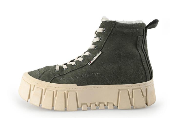 Tommy Jeans Hoge sneakers in maat 40 Groen, Vêtements | Femmes, Chaussures, Envoi