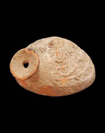 Oud-Grieks, Hellenistisch Terracotta - Zeldzame guttus met