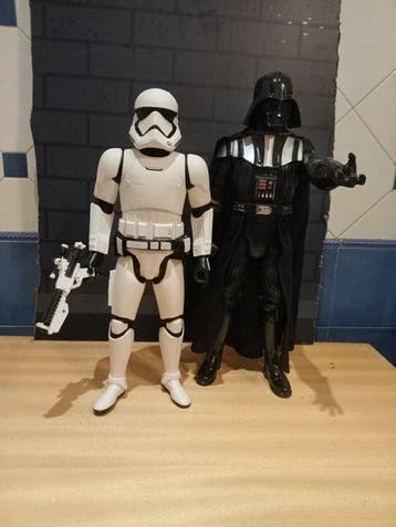 Star Wars - Star wars 50 CM XL Stormtrooper and Darth Vade, Nieuw