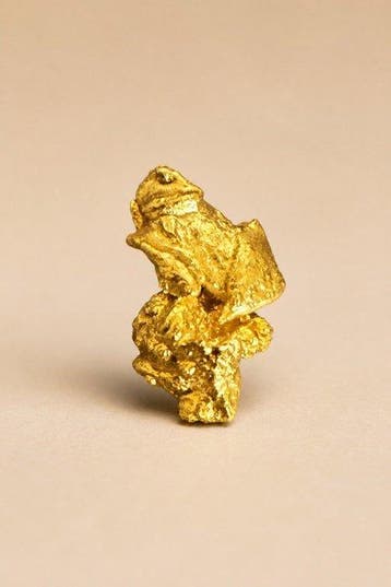 Goud Goud nugget - Hoogte: 10.08 mm - Breedte: 5.94 mm- 0.91