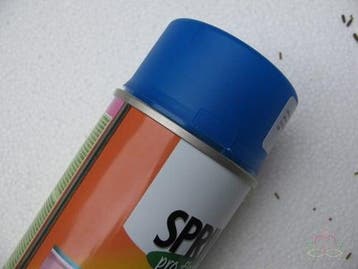 Spring pro florist bloemenverfspray 599 fluor blue neonverf