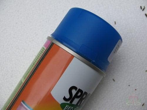 Spring pro florist bloemenverfspray 599 fluor blue neonverf, Hobby & Loisirs créatifs, Bricolage