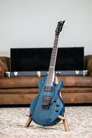 ESP Custom Shop Eclipse Japan 1999 | See Thru Blue, Musique & Instruments, Verzenden